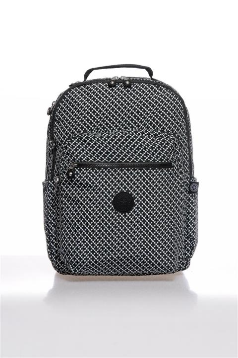 SMART BAGS Smbky1019-0127 Siyah/beyaz Kadın Sırt Çantası
