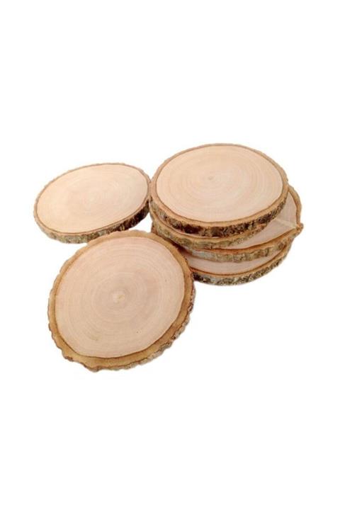 BUPA Kütük Bardak Altlığı 6'lı