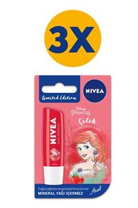 Nivea Dudak Koruyucu Çilek Dısney 4,8 g x3