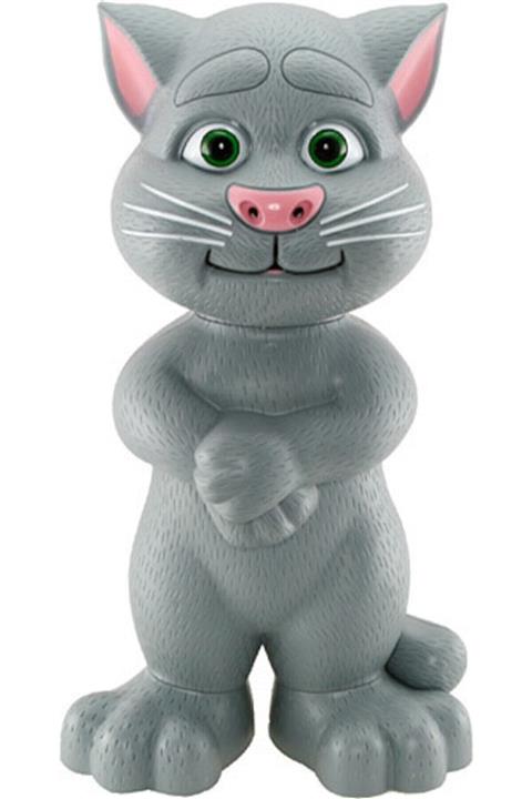 CAN OYUNCAK Gri Talking Tom Cat Konuşan Kedi Ses Taklit Eden Oyuncak