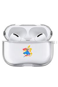 cupcase Apple Airpods Pro Kılıfı Desen Tasarımlı Şeffaf Sert Kapak - Peri.