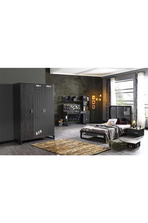 Palmera Dark Antrasit Genç Odası Takımı Drk126x