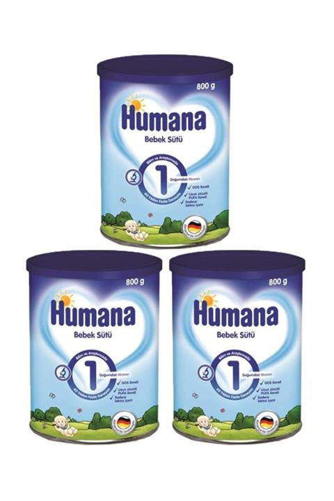 Humana 1 Bebek Sütü 800 gr - 3'lü