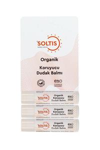 Soltis Organik Sertifikalı Koruyucu Dudak Balmı 5 ml X 3lü Set