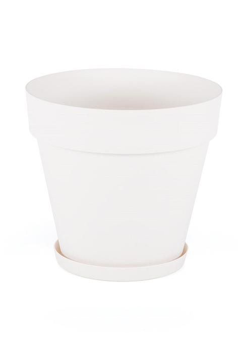 SERİNOVA Yalı Saksı 1,7 Litre Beyaz | Dekoratif Saksı 1.7 Lt