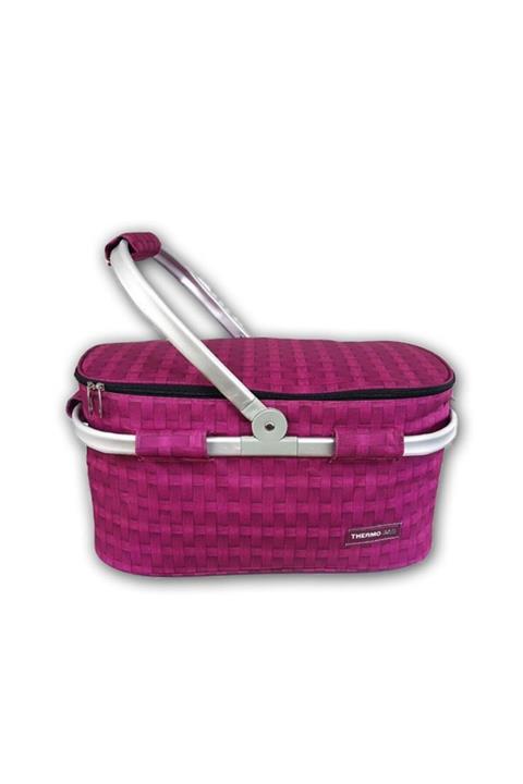 Arsimo Thermo Bag Termoslu Piknik Sepeti Fuşya
