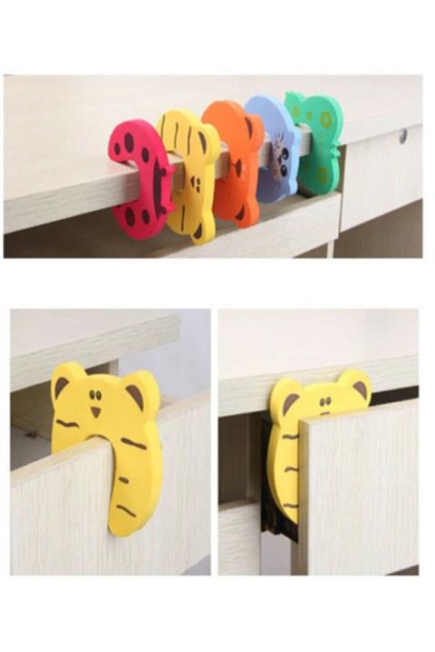 HAMAX EXPRESS 4'lü Kapı Stoperi Parmak Koruyucu Bebek Çocuk Güvenlik Emniyet Tutucu