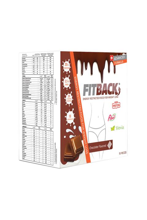 Fitback Çikolatalı Zayıflama Gıdası 15 Öğün