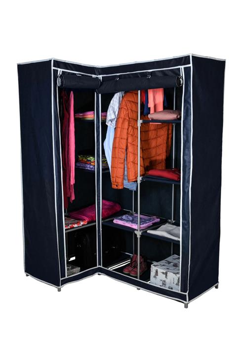 PRADO Corner L Köşeli, Çelik Profilli Bez Dolap