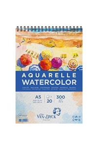 Van Dyck Aquarelle Watercolor Suluboya Resim Defteri A5 300 Gr 20 Yp