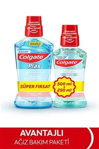 Colgate Plax 500 Ml+250 Ml Agız Bakım Suyu