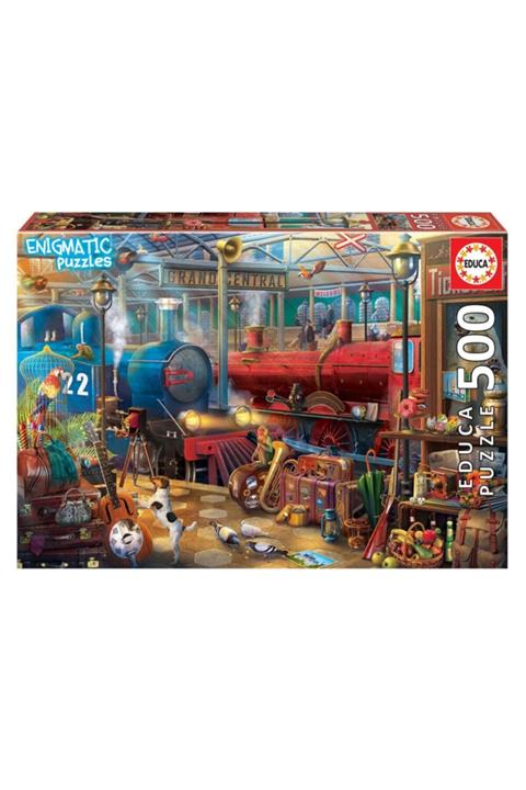 EDUCA Enigma Serisi Tren Istasyonu 500 Parça Puzzle
