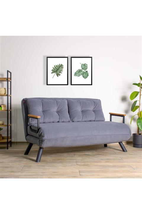 Pafu Sando Ikili Katlanır Yataklı Koltuk - Gri