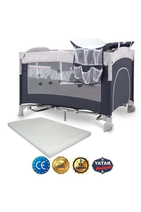 Kraft Fresh Anne Yanı Oyun Parkı 70*110 Cm + Yatak Hediyeli
