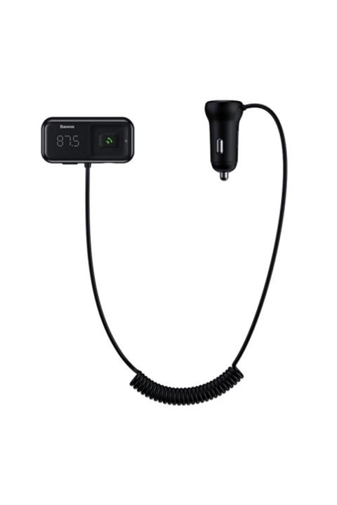 Baseus S-16 T-typed Bluetooth Araç Şarjı-siyah