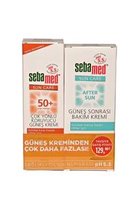 Sebamed Sun Care Spf 50+ Çok Yönlü Koruma Güneş Kremi + Güneş Sonrası Bakım Kremi 100 Ml