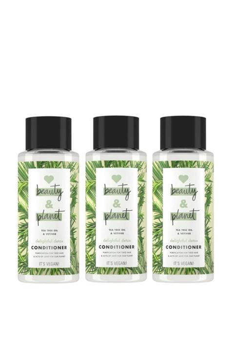 Love Beauty and Planet Saç Kremi Çay Ağacı Yağı 400 Ml X 3 Adet