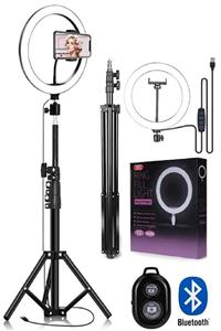 Voground Reing Fill Light Led Işıklı Tripod 10 Inç Halka Youtuber Tiktok Makyaj Işığı Ayaklı 10 Inç Tripot38