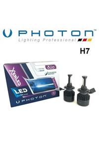 Photon Duo H7 Led Xenon 6.000 Kelvin Beyaz 12.000 Lümen Şimşek Etkili