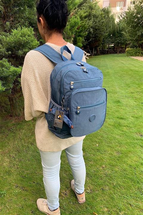 DodoButik Suya Dayanıklı Mavi Okul Ofis Sırt Çantası