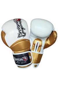 Dragon Carbon 5 Muay Thai Boks Ve Kick-boks Eldiveni Beyaz