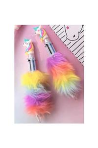 UNICORN Peluş Tükenmez Kalem 6 Renk