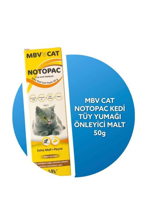 MBV İLAÇ Mbv Cat Anti-hairball Notopac Extra Malt+ Peynirli Kedi Maltı