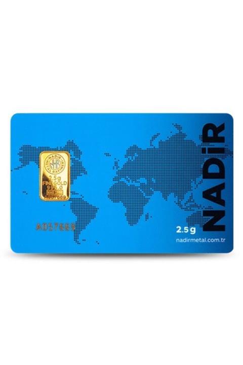 bydevli 2.5 Gr 24 Ayar Külçe Altın