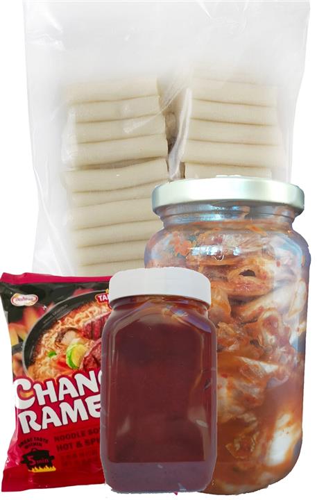 gurmecievi Rabokki Ramenli Acı Soslu Pirinç Keki