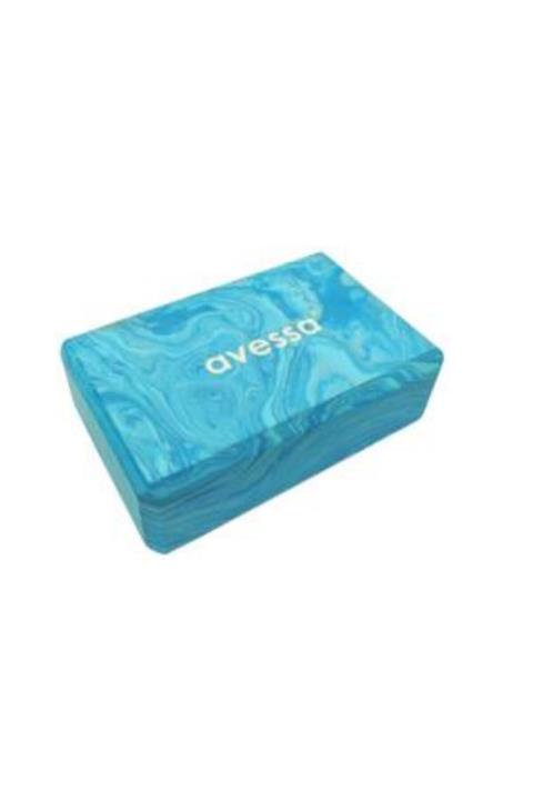 AVESSA Turkuaz Yoga Blok - Pilates Blok - Spor - 3x6x9''