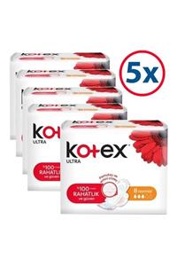 Kotex Ultra Normal Ped 8'li 5 Adet