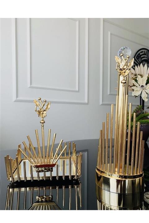 CAŞ DEKORASYON Dekoratif rulo Kağıt Havluluk Ve Peçetelik Set