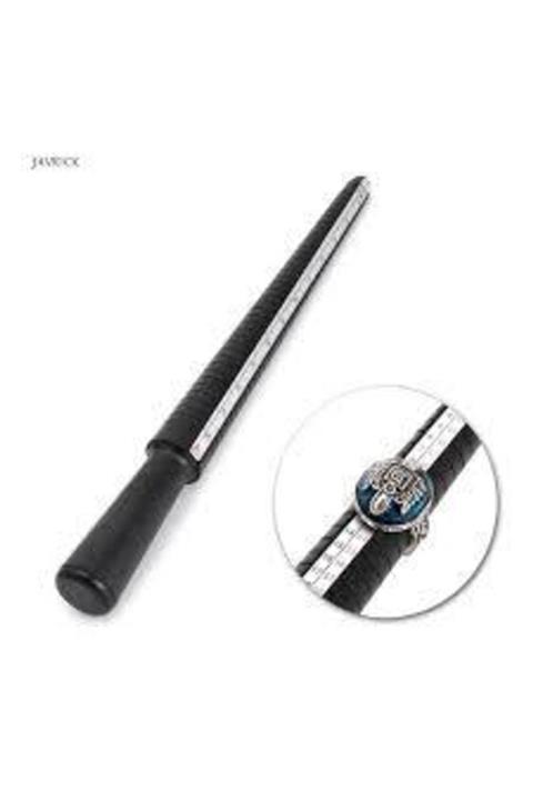 Arteks Teknik Kuyumcu Siyah Alüminyum Yüzük Ölçü Malafa