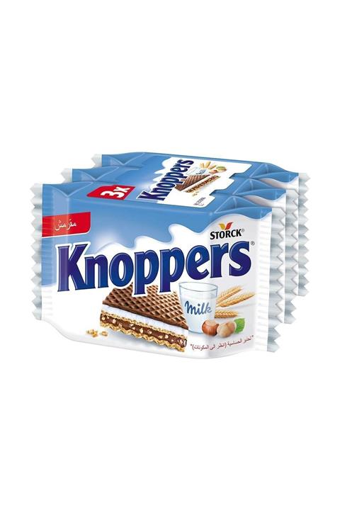 Knoppers Storck Sütlü Fındıklı Gofret Milch 25 Gr Milch Alman Gofreti X 3 Avantaj