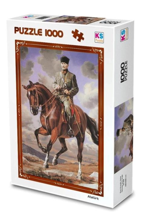 Ks Puzzle Atatürk Sakarya İsimli Atıyla 1000 Parça Puzzle 11131