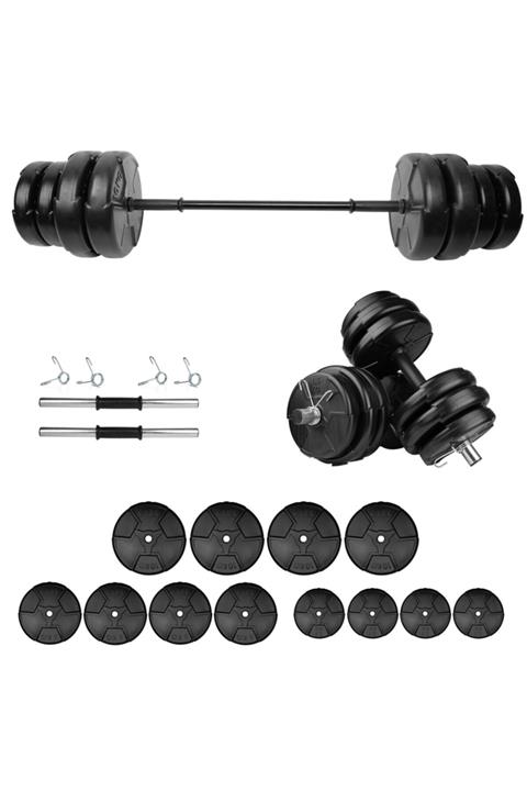 elife 75 Kg Dambıl Seti & Halter Seti Ağırlık Fitness Seti