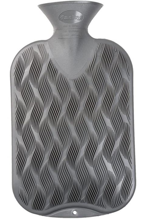 Fashy Sıcak Su Torbası Dalga Desenli / Gri