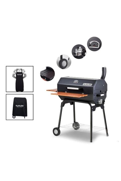 Guruss Cg-075 Siyah Kömürlü Barbekü Mangal