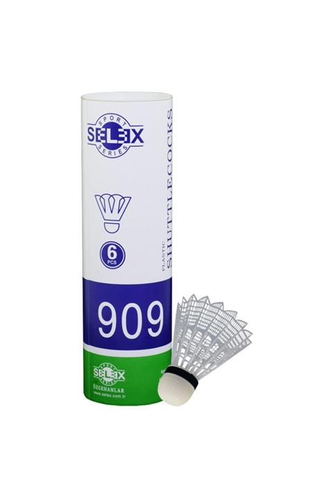 SELEX 909 Badmınton Topu Plastik 6'lı