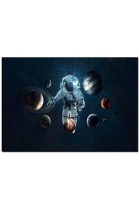 Cakapuzzle Uzay Astronot 7 Gezegen Görseli 500 Parça Puzzle Yapboz Mdf (ahşap)