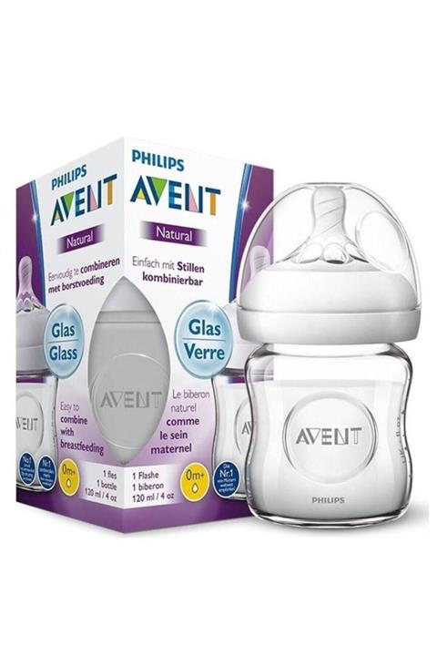 Philips Avent Biberon Cam Natural Emzik 120ml | 0 Ay Üzeri, 1 Adet