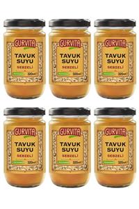 Gurvita Tavuk Suyu Sebzeli 320 ml 6 lı