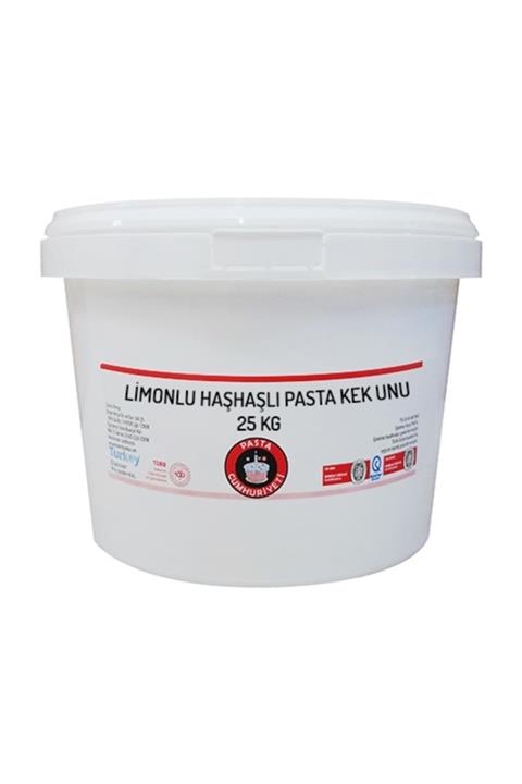 pasta cumhuriyeti Haşhaşlı Limon Aromalı Kek Için Toz Karışımı 25 kg