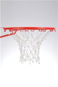 ÖZBEK Basketbol Filesi 6mm Poly. Mat Beyaz 2 Adet (basketbol Pota Ağı)