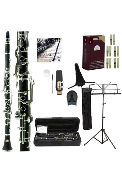 Müzikal Dükkan Saturn Sol Klarnet 4 Yüzüklü Türk Müziği Klarneti Full Set