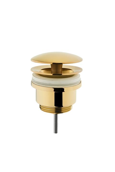 VitrA A4514823 Yuvarlak Lavabo Süzgeci, Universal, Sabit, Altın