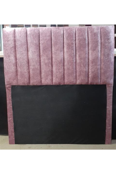 YUSE MOBİLYA VE AKSESUAR Baza Yatak Başlığı 90*100 Pembe - Cizgi Kap.