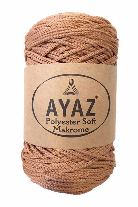 Ayaz Polyester Soft Makrome Ipi 1221 Sütlü Kahve