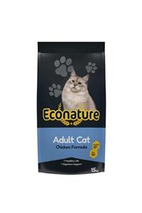 Econature Tavuklu Yetişkin Kedi Maması 15 Kg