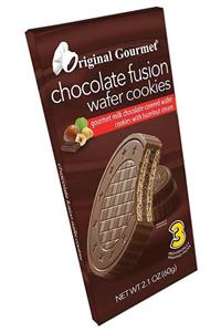 Orginal Gourmet Original Gourmet Chocolate Fusion Wafer Cookie, Fındık Kremalı Gofret